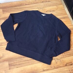 AMAZON ESSENTIALS Blue Fleece Lined Oversized Sweatshirt